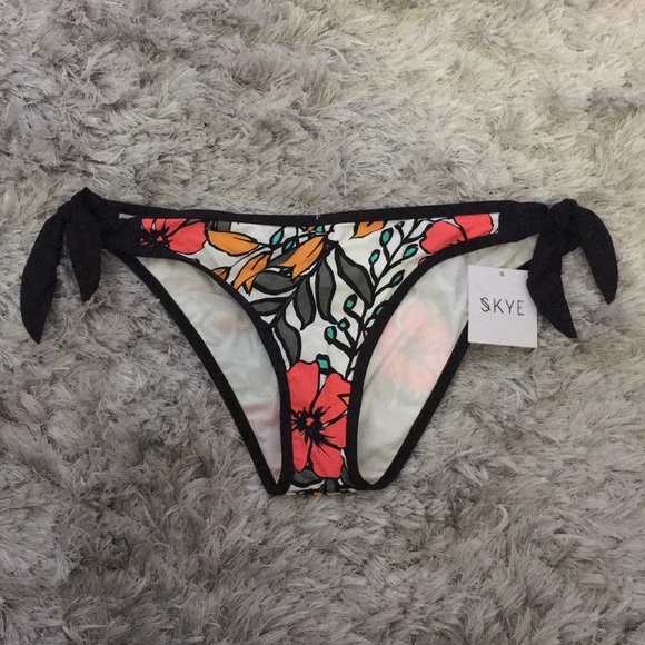 Skye Bathing Suit Bikini Bottom Small NWT
